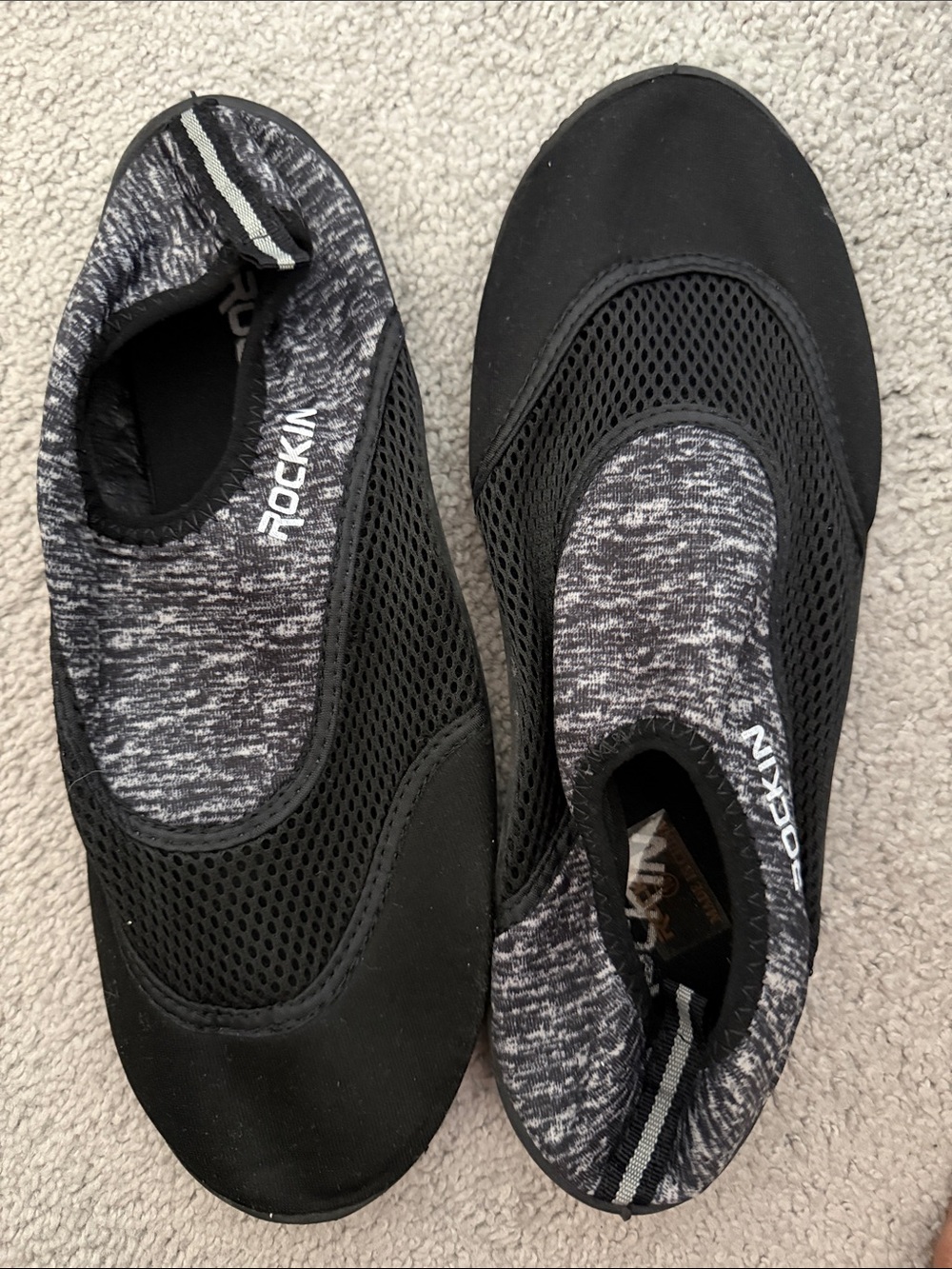 Rockin Black/Gray Men's Water Shoes